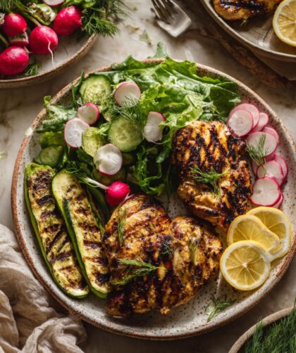 Martha Stewart Grilled Chicken And Zucchini Salad Recipe