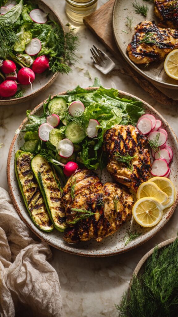Martha Stewart Grilled Chicken And Zucchini Salad Recipe