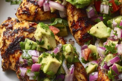 Martha Stewart Cayenne Rubbed Chicken With Avocado Salsa Recipe