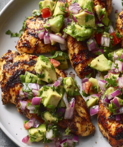 Martha Stewart Cayenne Rubbed Chicken With Avocado Salsa Recipe