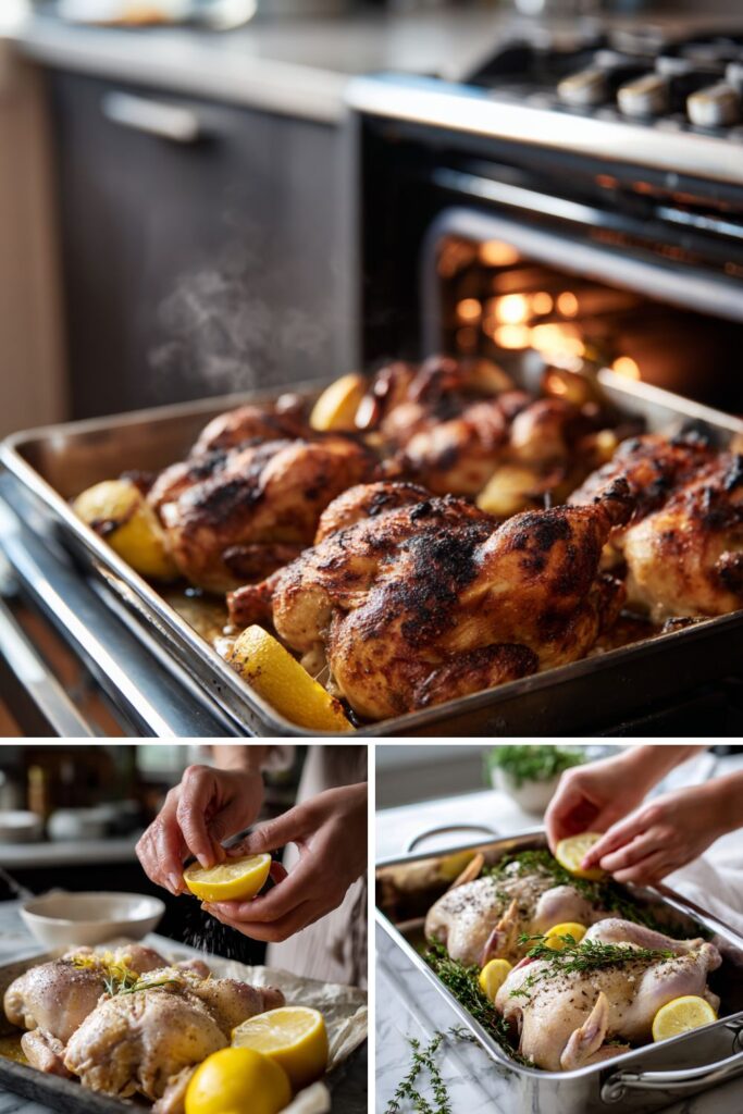 Martha Stewart Cornish Hens With Lemon And Herbs Recipe