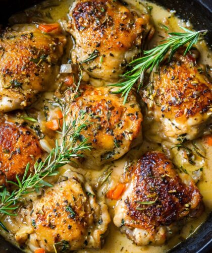 Martha Stewart Chicken Thighs Braised In White Wine Recipe