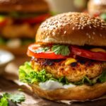 Martha Stewart Green Chile Chicken Burgers Recipe