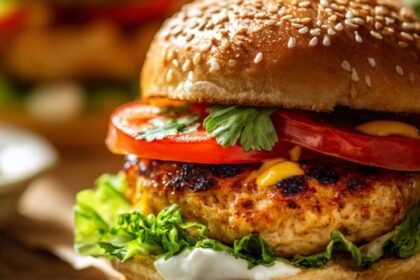 Martha Stewart Green Chile Chicken Burgers Recipe