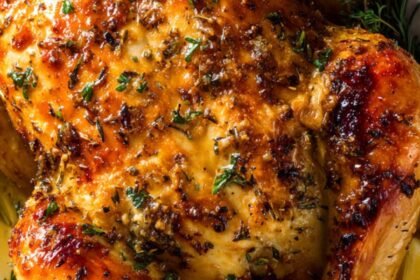 Martha Stewart Garlic Stuffed Roasted Chicken Recipe