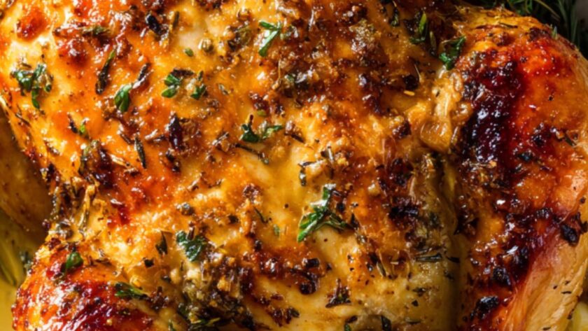 Martha Stewart Garlic Stuffed Roasted Chicken Recipe