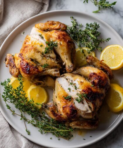 Martha Stewart Cornish Hens With Lemon And Herbs Recipe