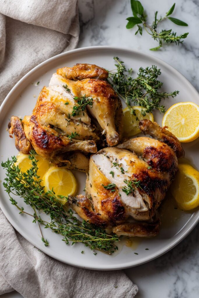 Martha Stewart Cornish Hens With Lemon And Herbs Recipe