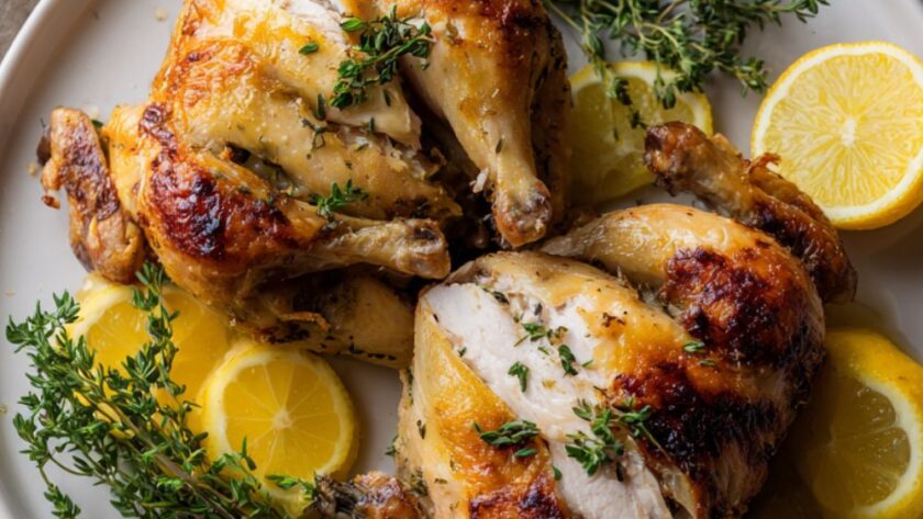 Martha Stewart Cornish Hens With Lemon And Herbs Recipe