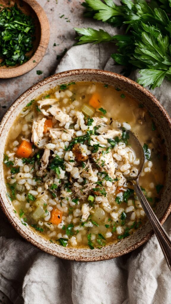 Martha Stewart Chicken Barley Soup Recipe