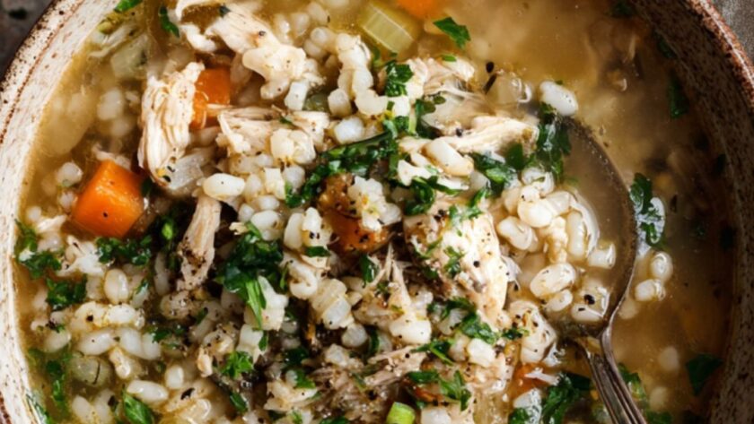 Martha Stewart Chicken Barley Soup Recipe