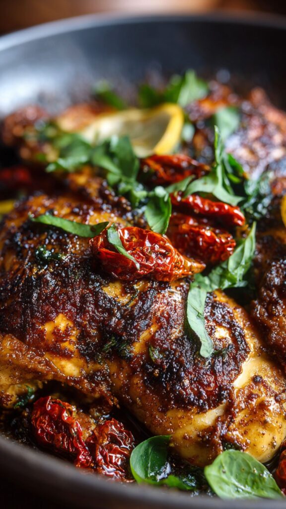 Martha Stewart Chicken Pandora With Sun Dried Tomatoes Recipe