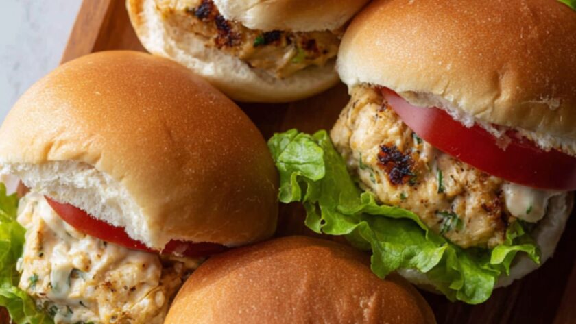 Martha Stewart Chicken Burgers Recipe