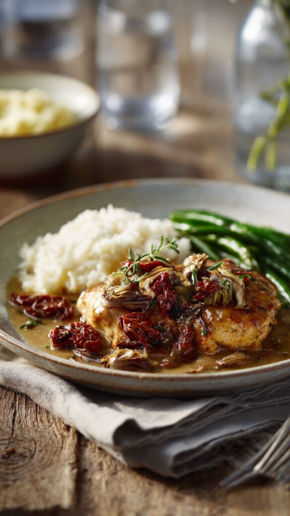 Martha Stewart Chicken Pandora With Sun Dried Tomatoes Recipe