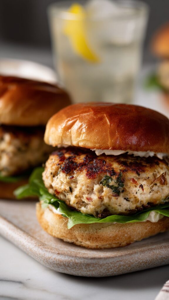 Martha Stewart Chicken Burgers Recipe