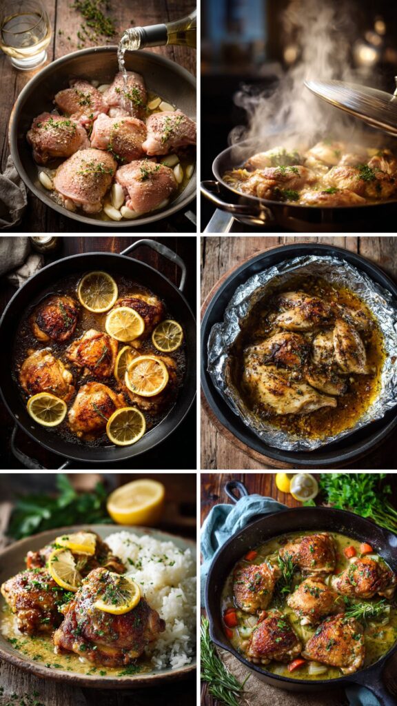 Martha Stewart Chicken Thighs Braised In White Wine Recipe