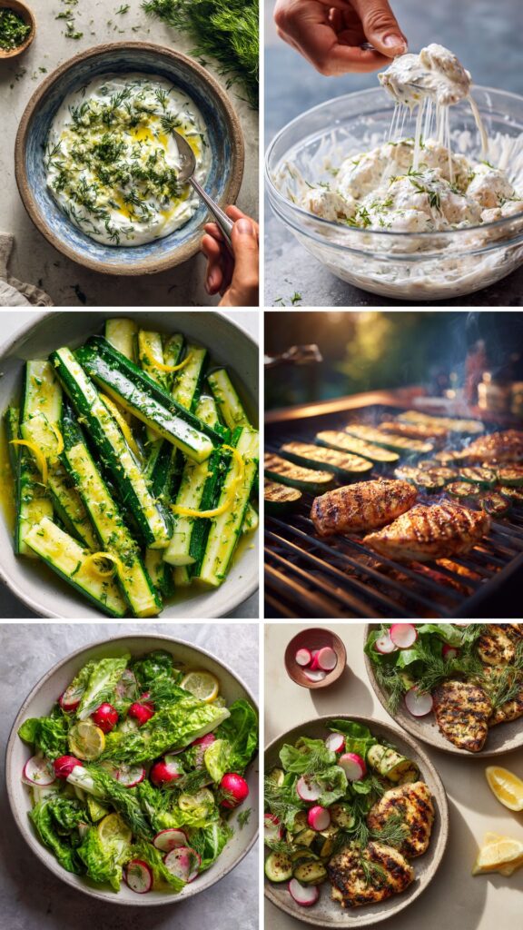 Martha Stewart Grilled Chicken And Zucchini Salad Recipe