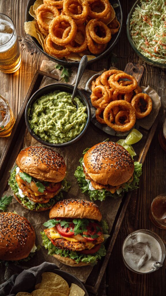 Martha Stewart Green Chile Chicken Burgers Recipe