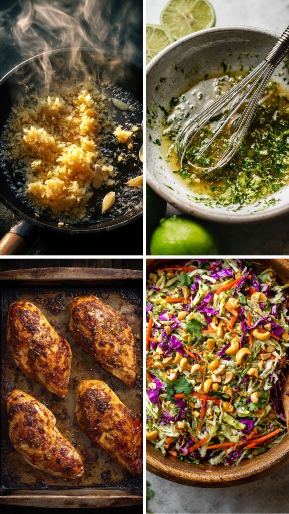 Martha Stewart Ginger Chicken Slaw Recipe