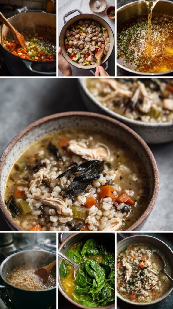 Martha Stewart Chicken Barley Soup Recipe