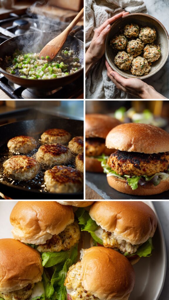 Martha Stewart Chicken Burgers Recipe