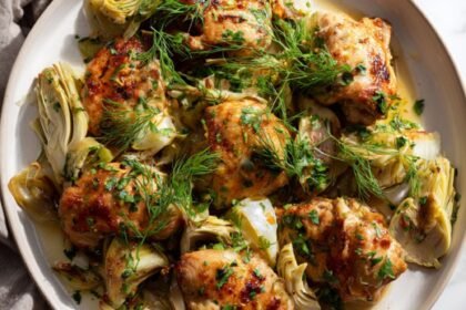 Martha Stewart Chicken Fennel And Artichoke Fricassee Recipe