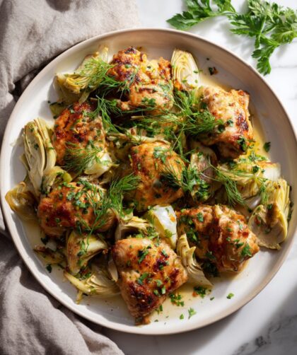 Martha Stewart Chicken Fennel And Artichoke Fricassee Recipe