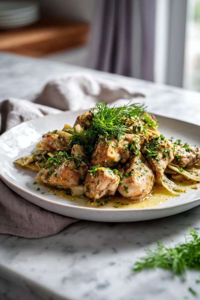 Martha Stewart Chicken Fennel And Artichoke Fricassee Recipe