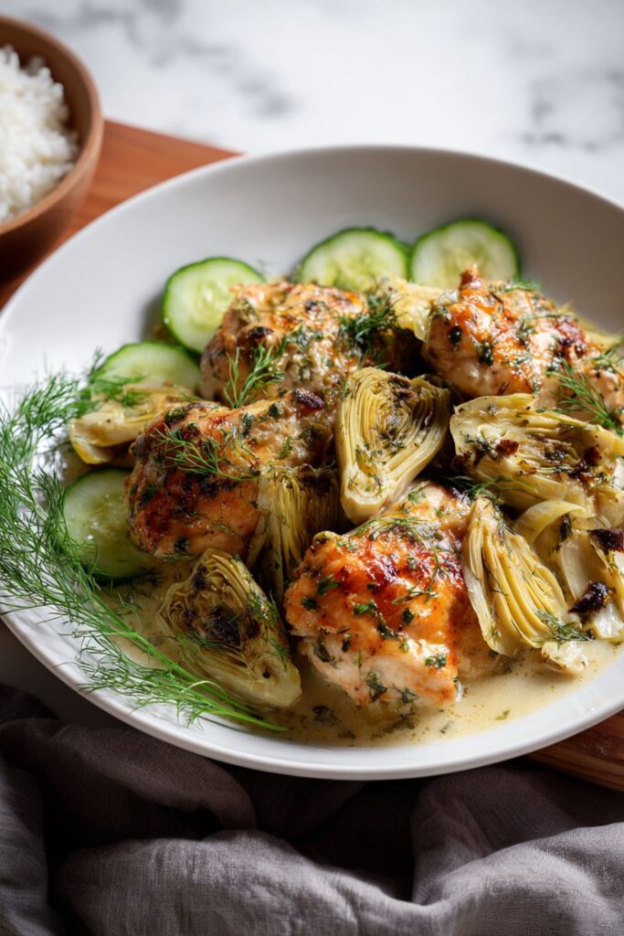 Martha Stewart Chicken Fennel And Artichoke Fricassee Recipe