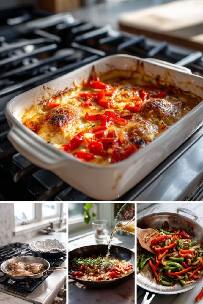 Martha Stewart Brick Chicken Vinegar Peppers Recipe