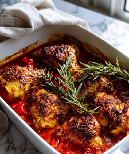 Martha Stewart Brick Chicken Vinegar Peppers Recipe