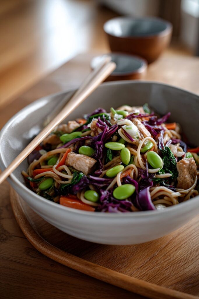Martha Stewart Chicken Edamame And Noodle Stir Fry Recipe