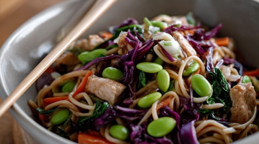 Martha Stewart Chicken Edamame And Noodle Stir Fry Recipe