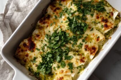 Martha Stewart Chicken Enchiladas With Creamy Green Sauce Recipe