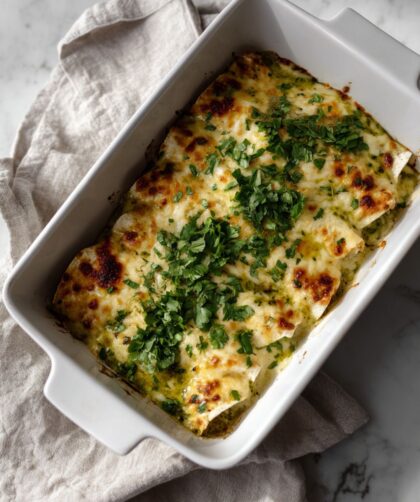 Martha Stewart Chicken Enchiladas With Creamy Green Sauce Recipe