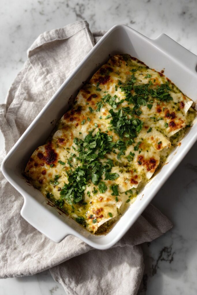 Martha Stewart Chicken Enchiladas With Creamy Green Sauce Recipe