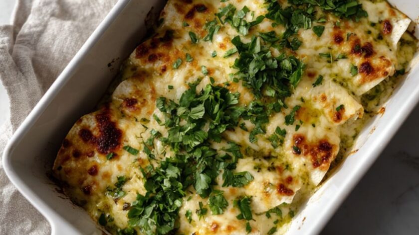 Martha Stewart Chicken Enchiladas With Creamy Green Sauce Recipe