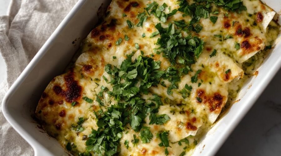 Martha Stewart Chicken Enchiladas With Creamy Green Sauce Recipe