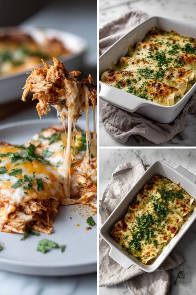 Martha Stewart Chicken Enchiladas With Creamy Green Sauce Recipe