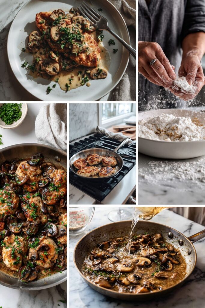 Martha Stewart Chicken Mushrooms Recipe