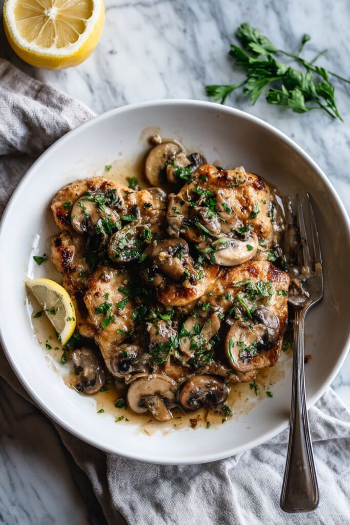 Martha Stewart Chicken Mushrooms Recipe