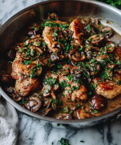 Martha Stewart Chicken Mushrooms Recipe
