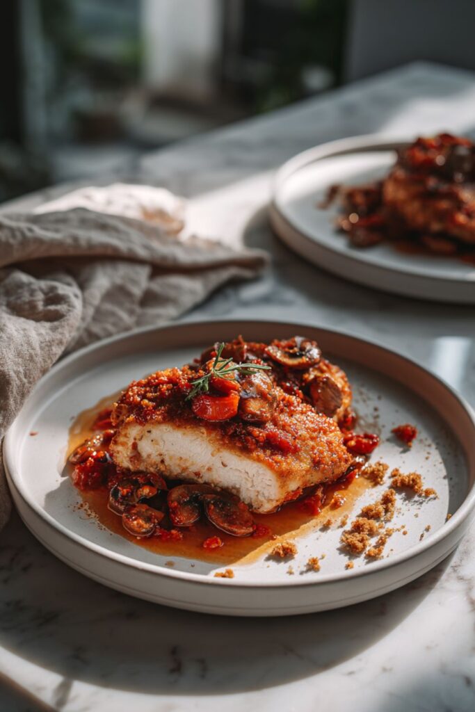 Martha Stewart Chicken With Tomatoes And Mushrooms Recipe