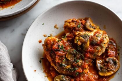 Martha Stewart Chicken With Tomatoes And Mushrooms Recipe