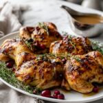 Martha Stewart Cornish Hens Cranberry Sage Stuffing Gravy Recipe