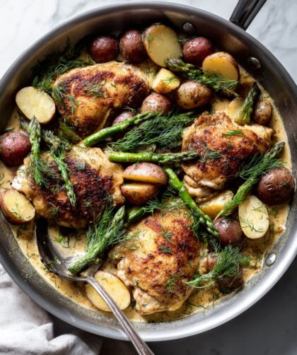 Martha Stewart Creamy Asparagus Chicken Recipe