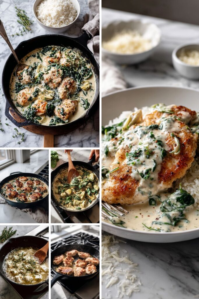 Martha Stewart Creamy Lemon Chicken Spinach And Artichokes Recipe
