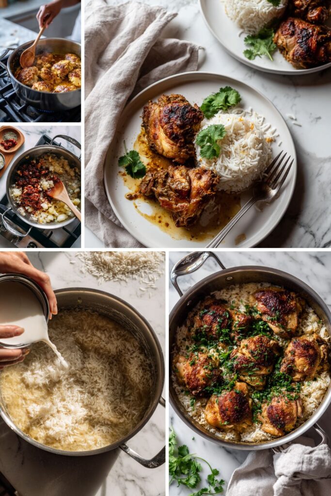 Martha Stewart Curried Chicken Coconut Rice Recipe