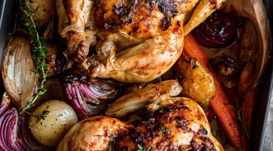 Martha Stewart Double Roast Chicken Recipe