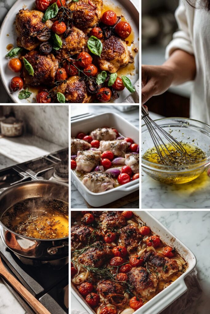 Martha Stewart Easy Chicken Thighs Cherry Tomatoes And Pernod Recipe
